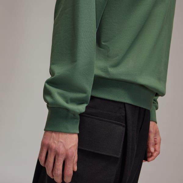 adidas Y-3 French Terry Crew Sweater Black S Mens Product Image