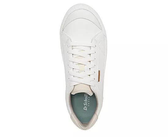 Dr. Scholl'S Time Off Max Women's Lace-Up Sneakers, Size: 9.5, White Product Image
