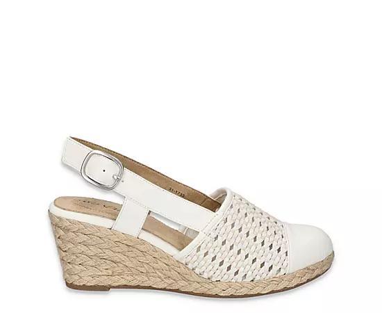 Easy Street Taffy Womens Slingback Espadrille Wedges Product Image