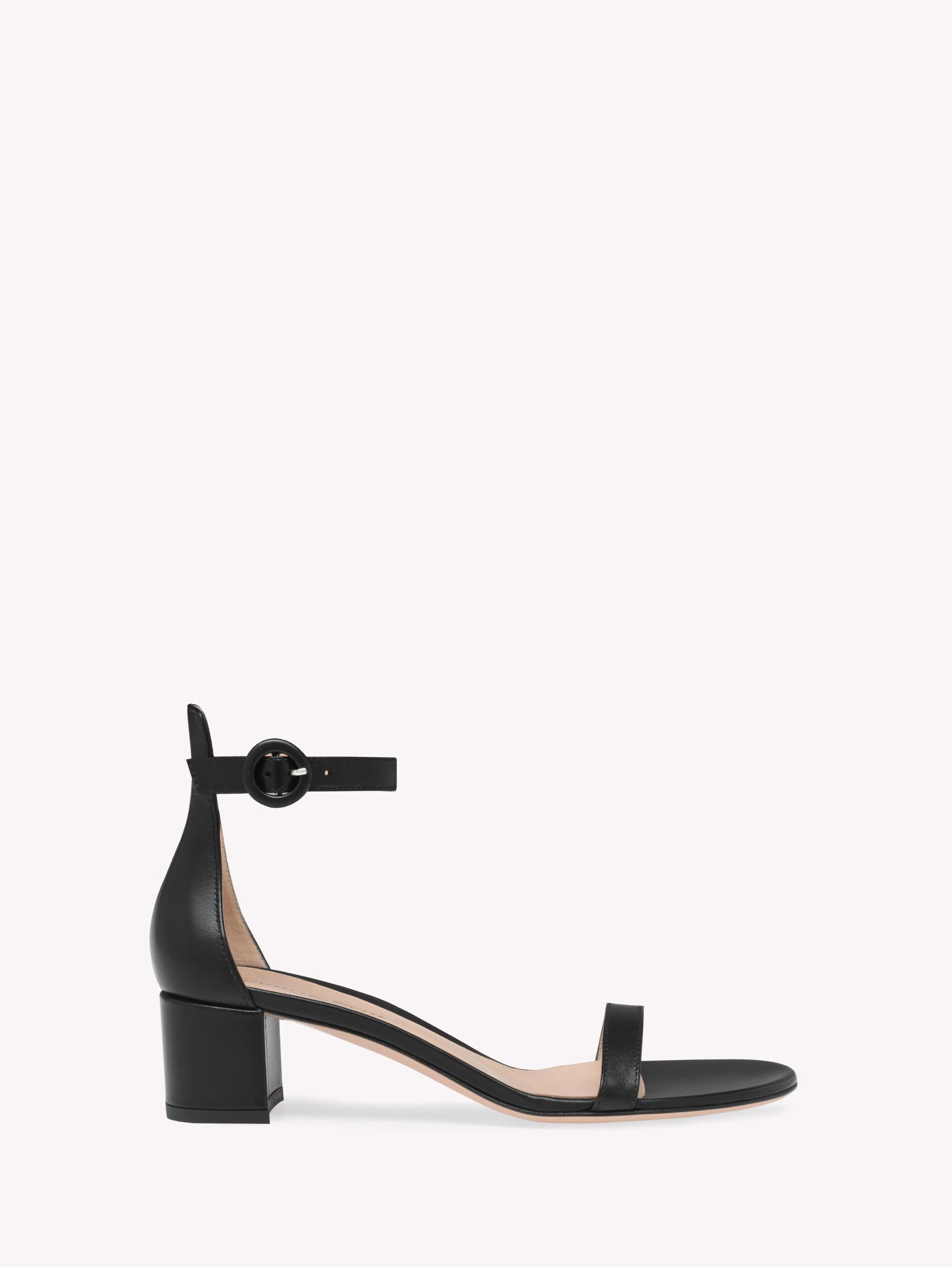 GIANVITO ROSSI Gaeta 45 In Black Leather Product Image