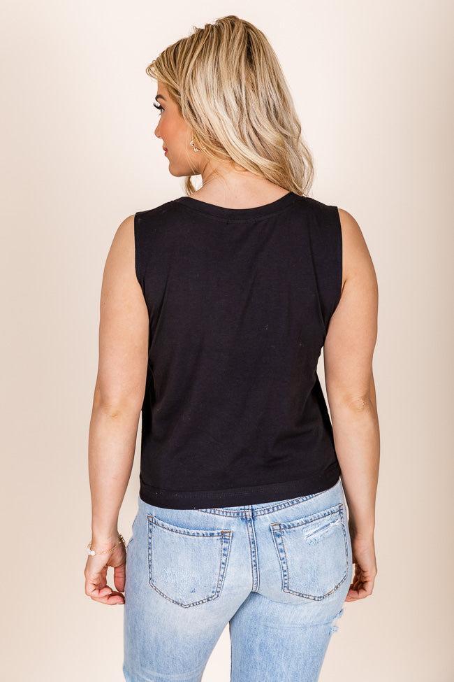 So Essential Black Muscle Tank FINAL SALE Product Image