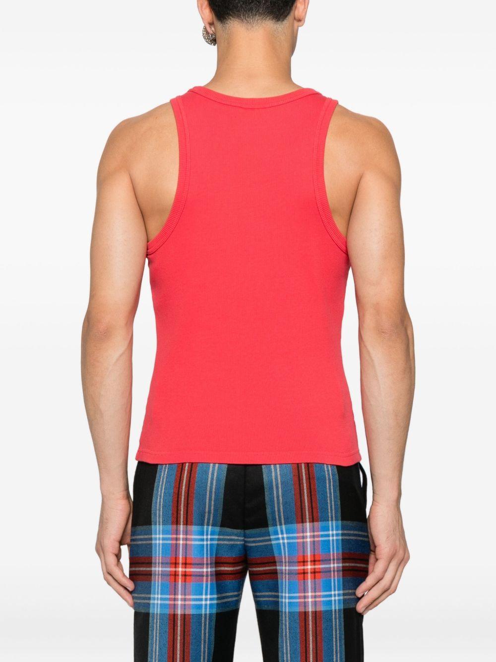 logo ribbed tank top Product Image