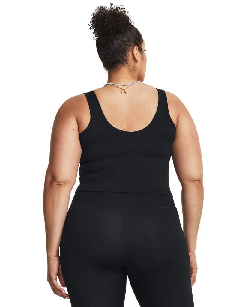Women's Under Armour Motion Tank Top, Size: XL, White Halo Gray Product Image