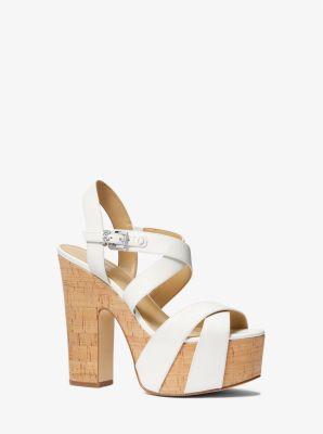 Suki Leather Platform Sandal Product Image