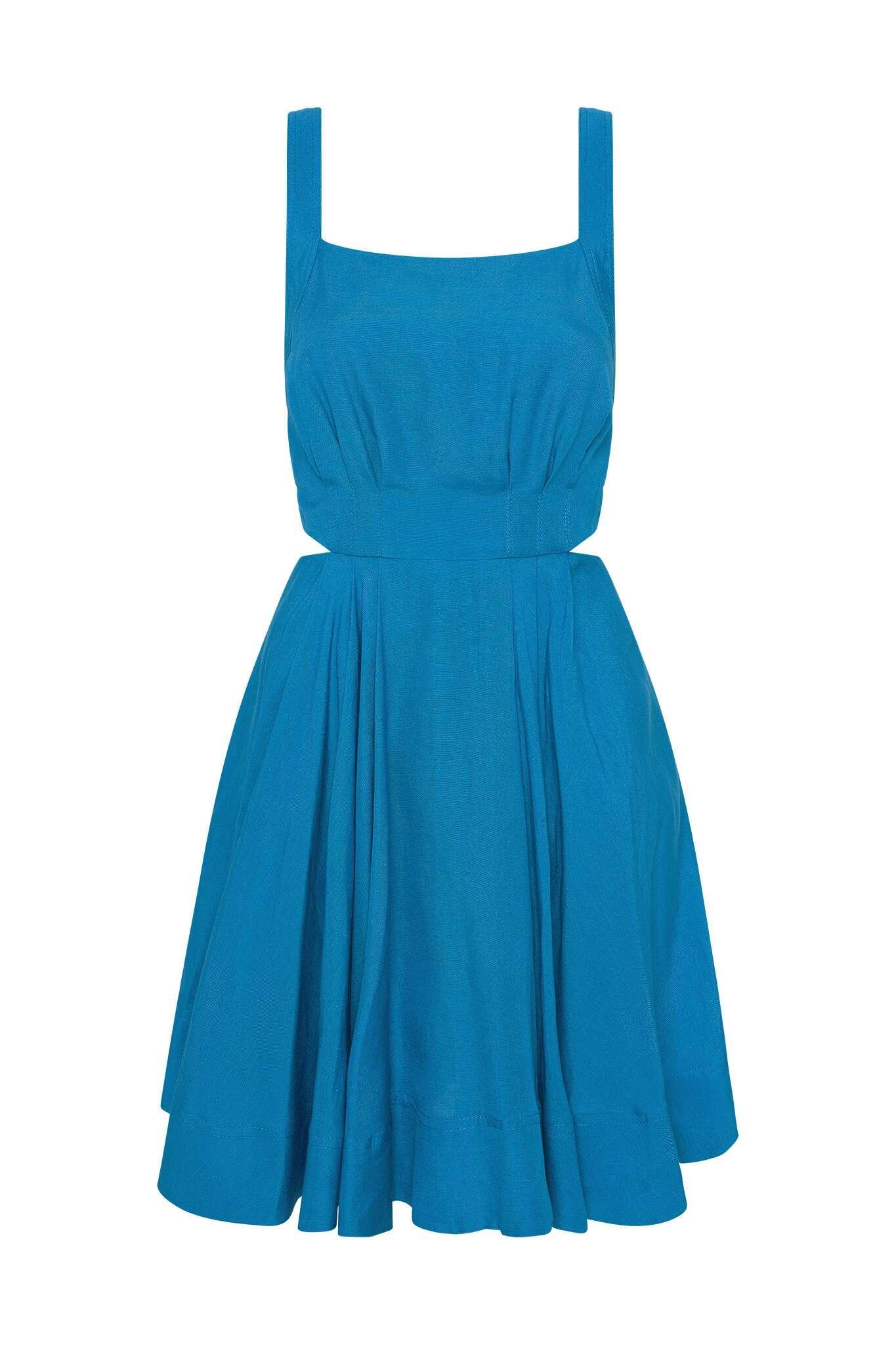 Clara Tie Back Mini Dress Product Image