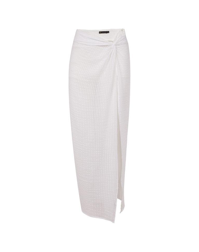 Eug Midi Skirt - Off White Product Image