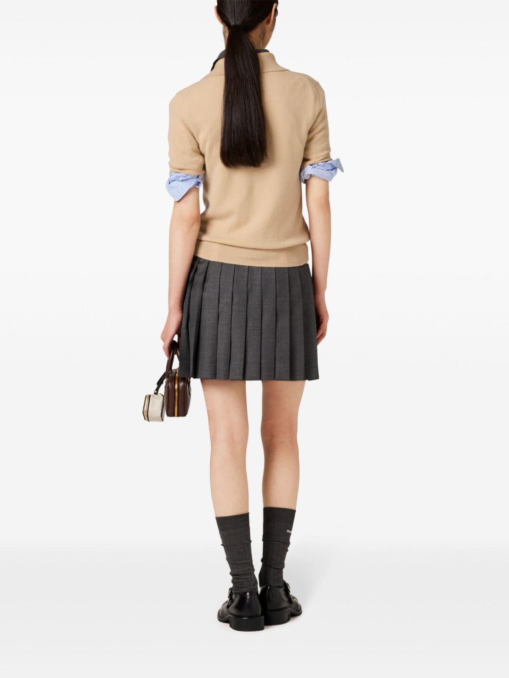 cashmere polo top  Product Image