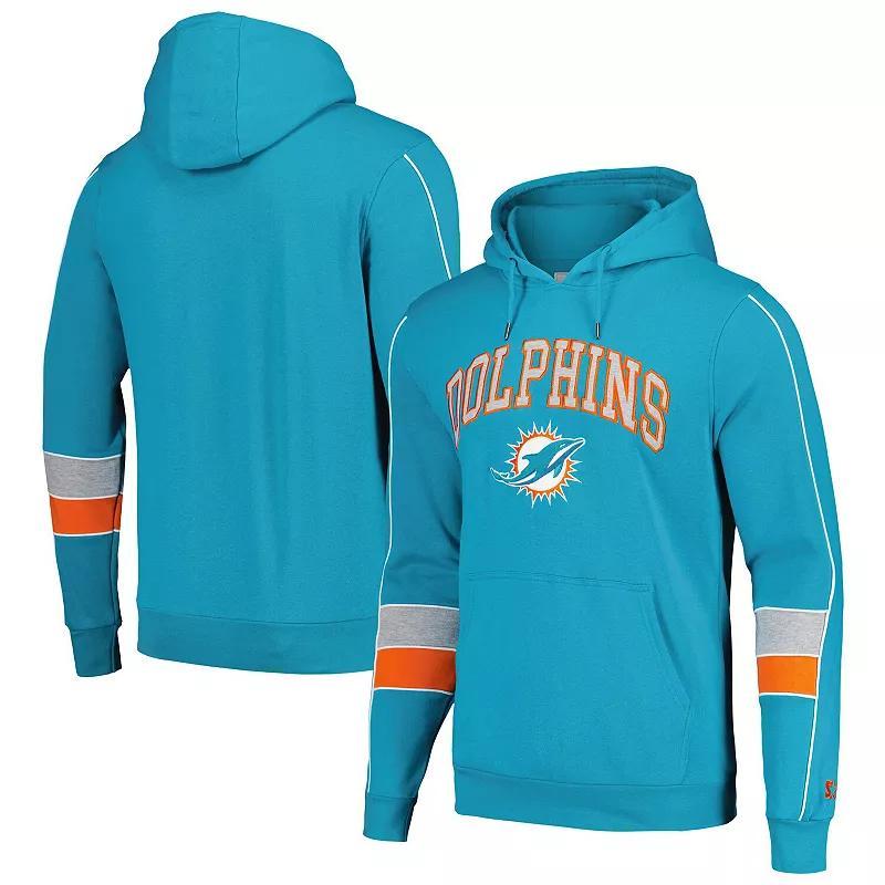Men's Starter Royal Buffalo Bills Captain Pullover Hoodie, Size: 2XL, Blue Product Image