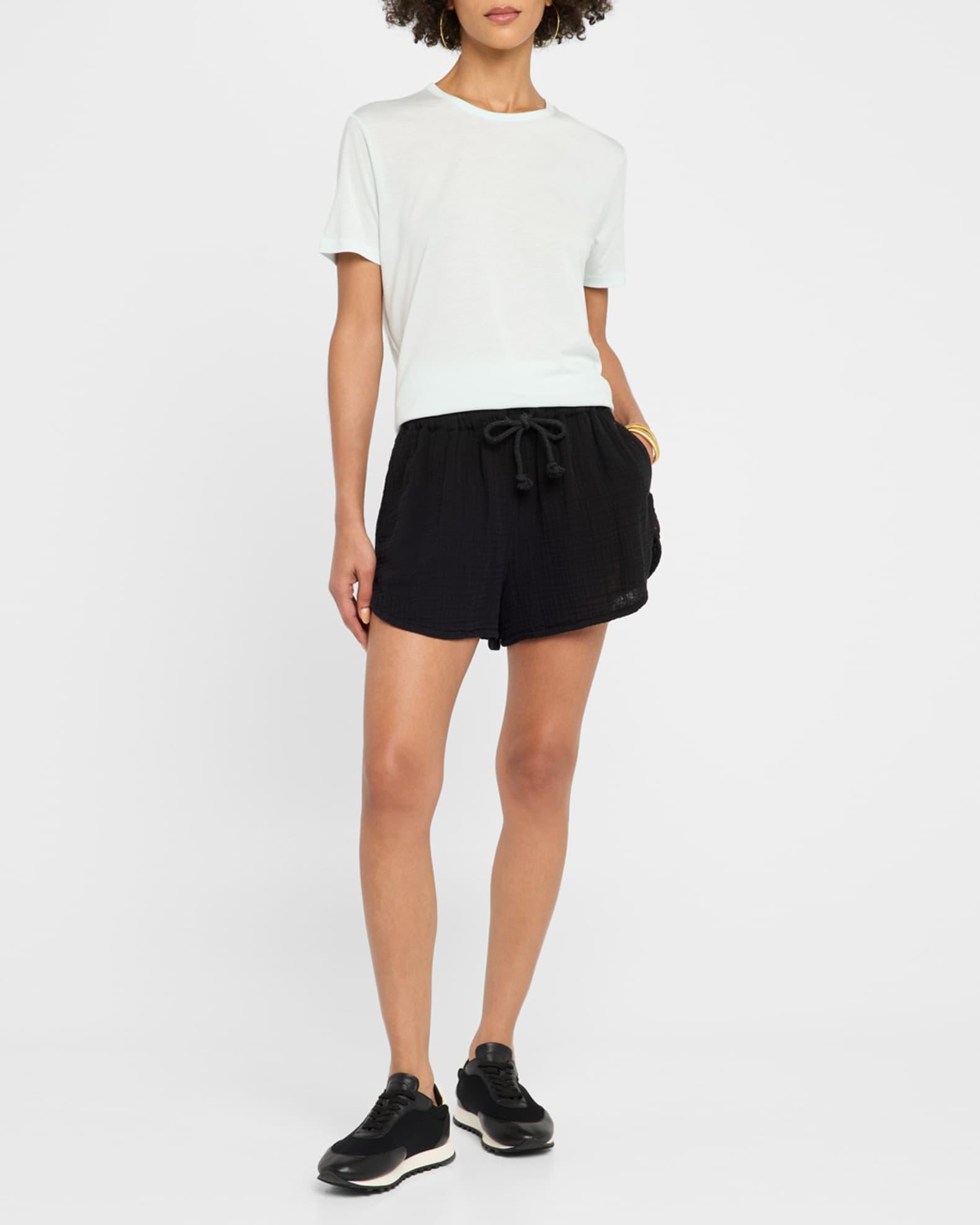 Lyocell Cotton Semi-Relaxed Short-Sleeve Crewneck tee Product Image