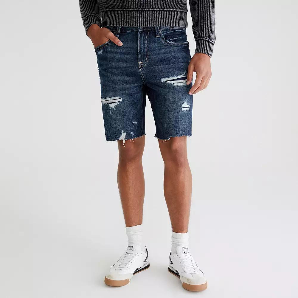 Men's Aeropostale Denim Shorts, Size: 33, Dark Blue Product Image