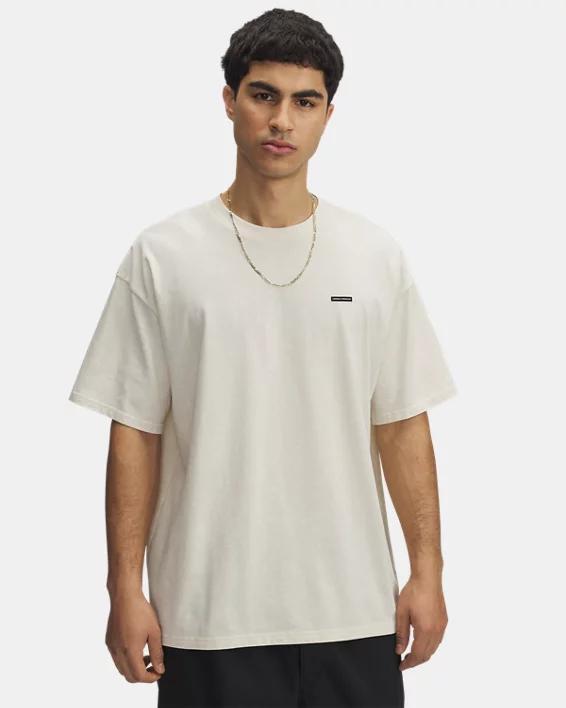 UA Heavyweight Logo Wash Mens Oversized Short Sleeve Product Image