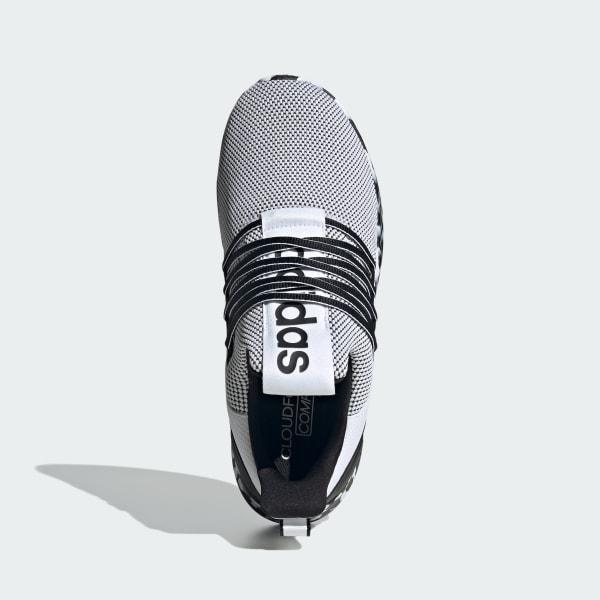 adidas Lite Racer Adapt 7.0 Wide Shoes Cloud White 8.5 Mens Product Image