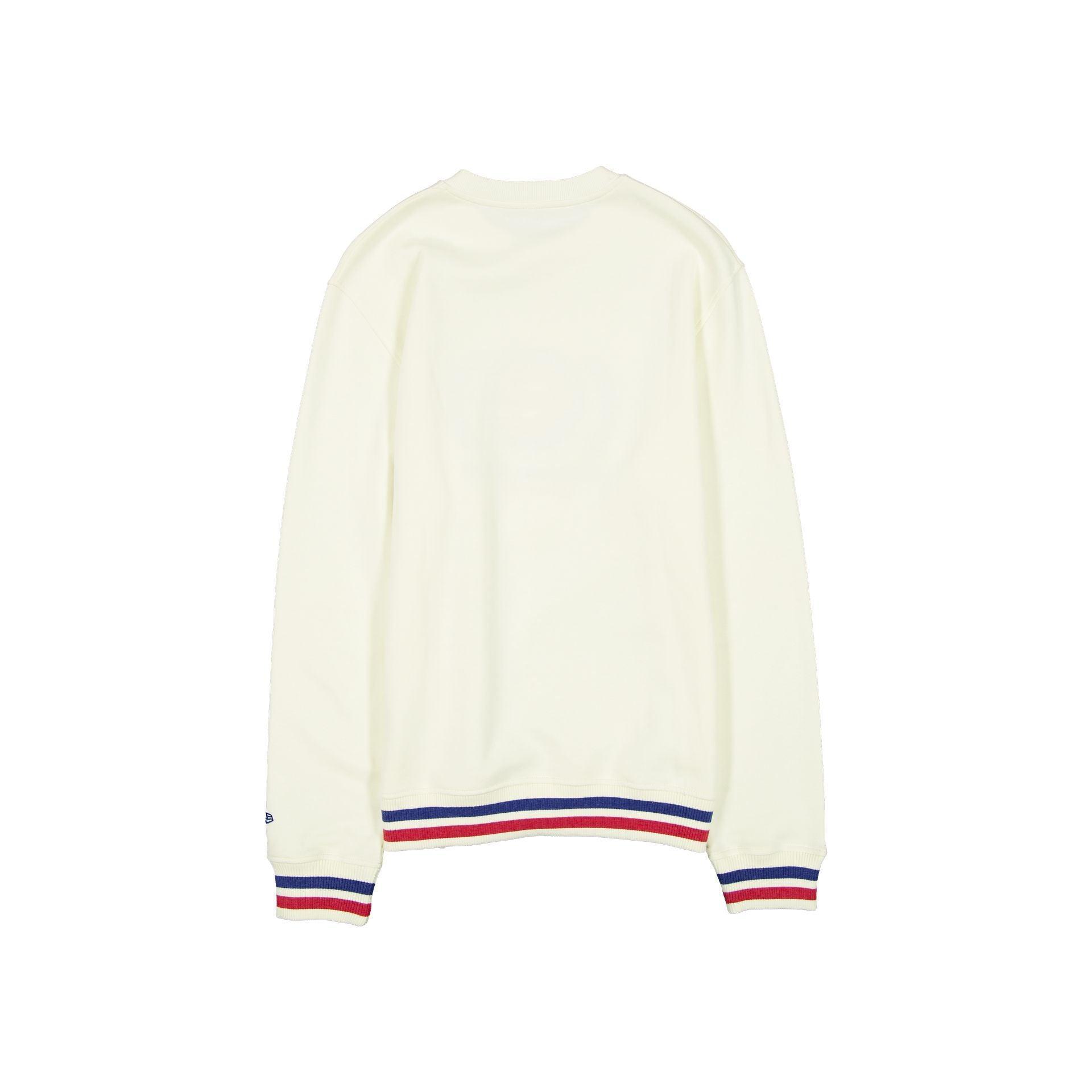 Houston Astros Throwback Chrome White Crewneck Male Product Image
