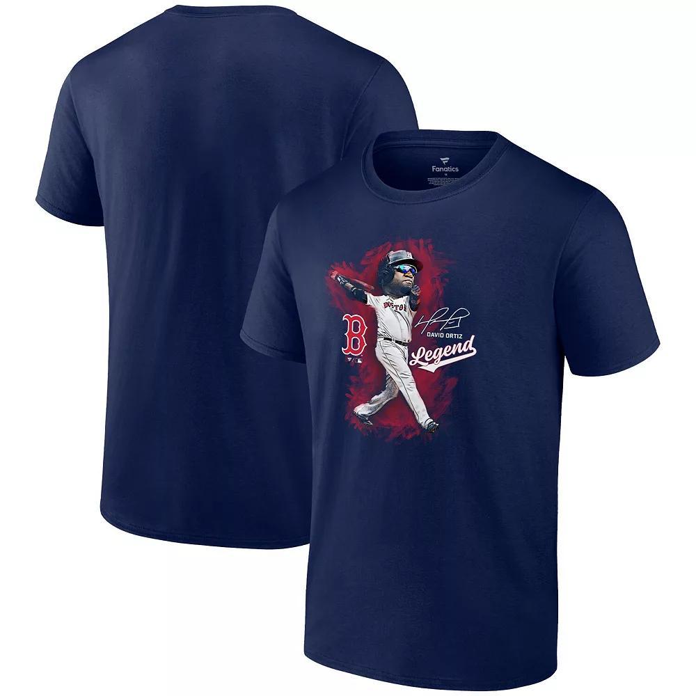Men's Fanatics Branded David Ortiz Navy Boston Red Sox Legend Graphic T-Shirt, Size: XL, Blue Product Image