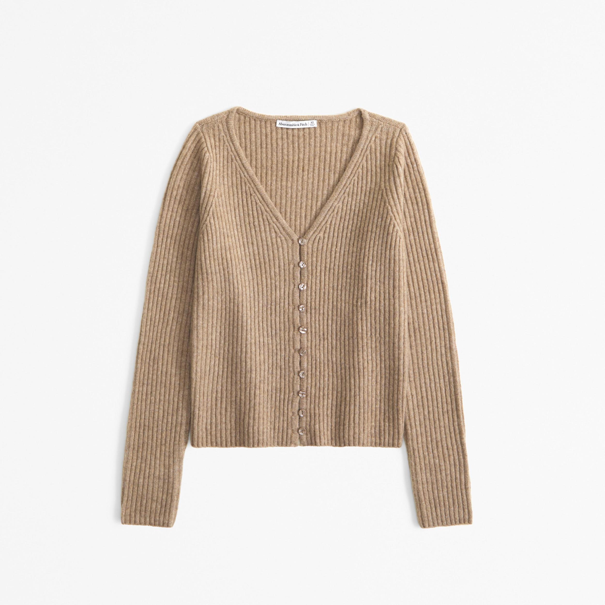 Ribbed Skimming Cardigan Product Image
