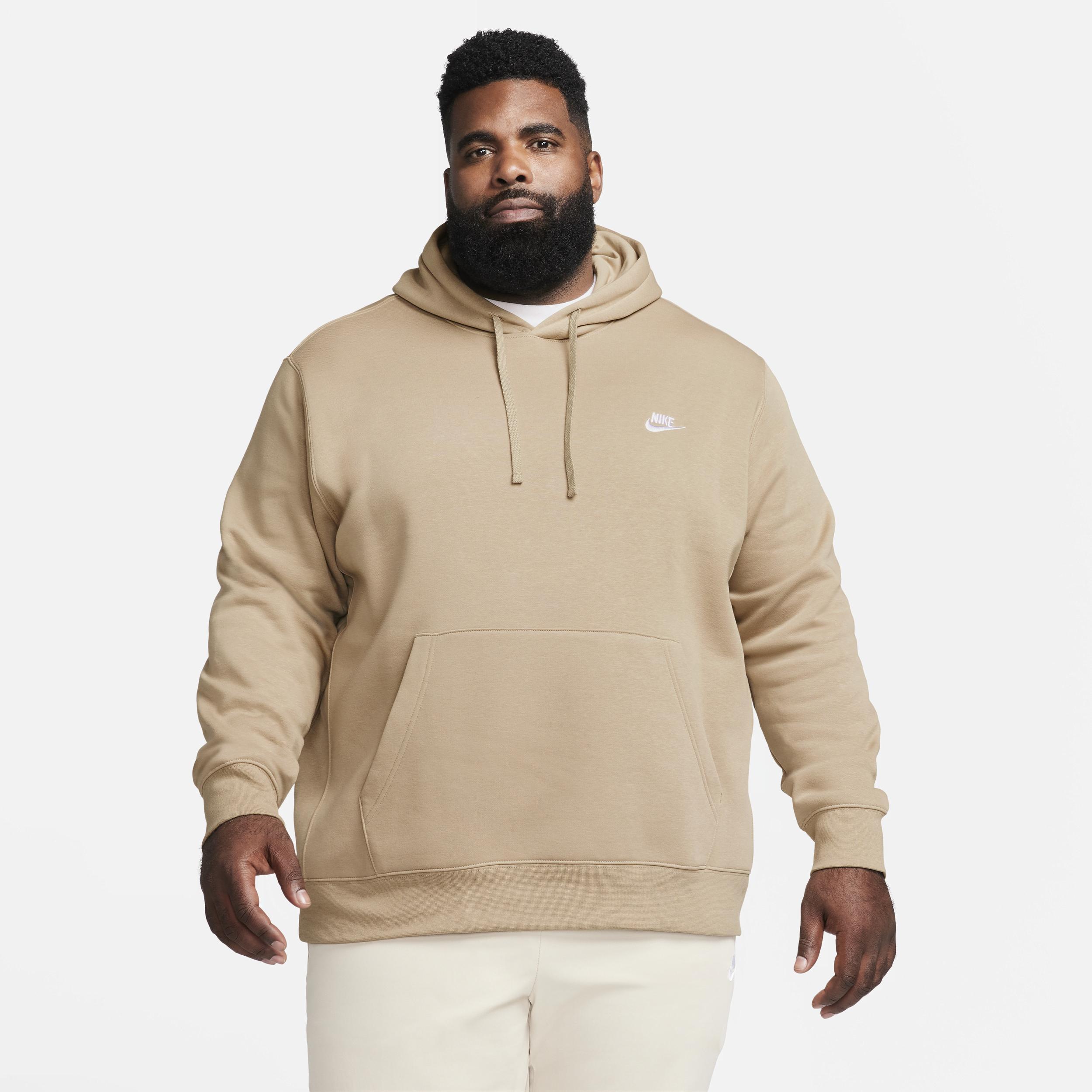 Big & Tall Nike Sportswear Club Fleece Pullover Hoodie, Men's, Size: Medium Tall, Green Product Image