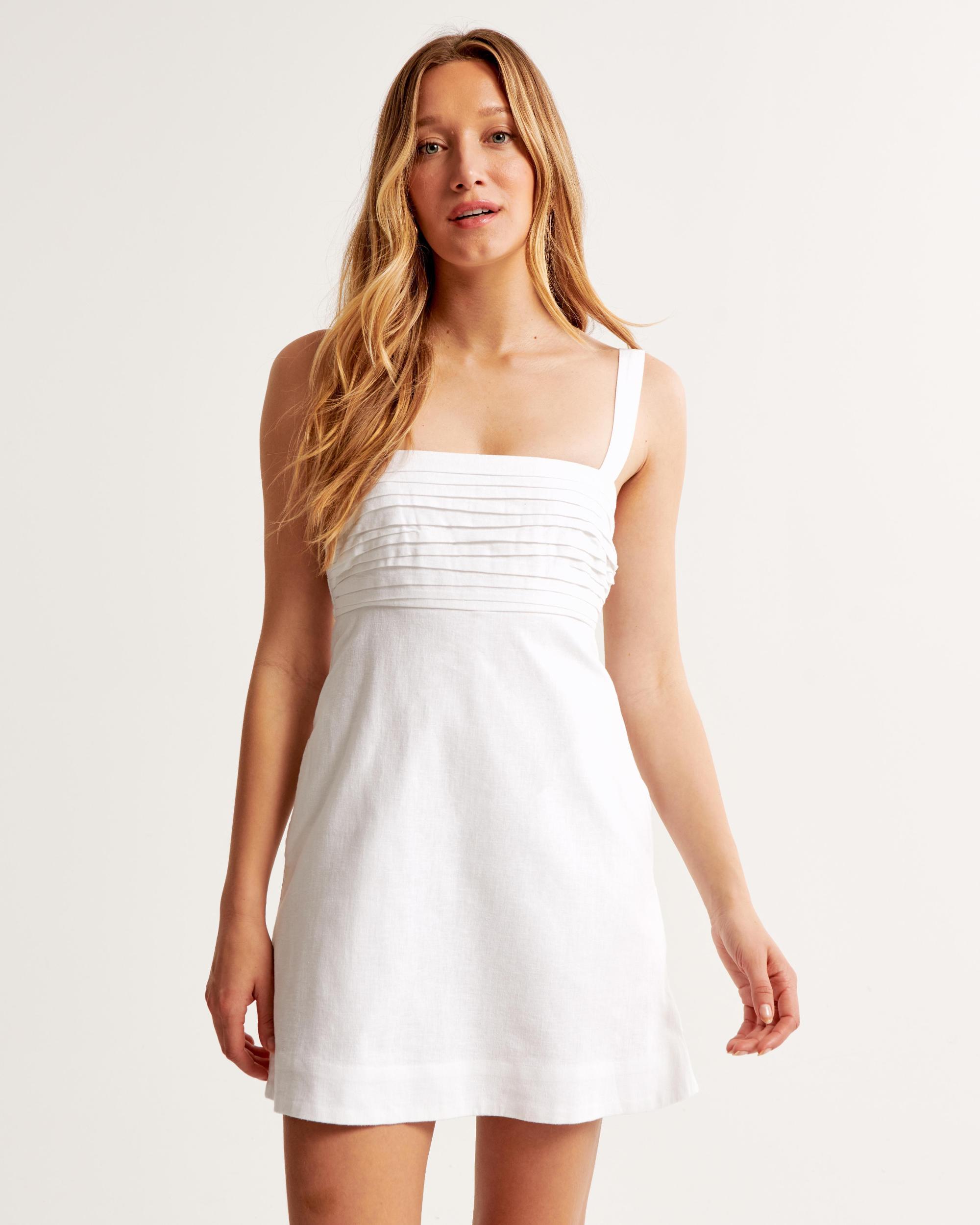 The A&F Emerson Linen-Blend Skort Product Image