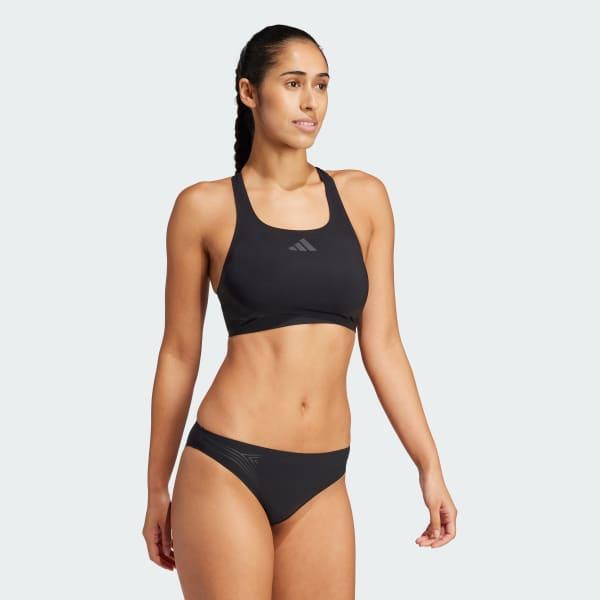adidas Lanelux Y-Back Bikini Black 12 Womens Product Image