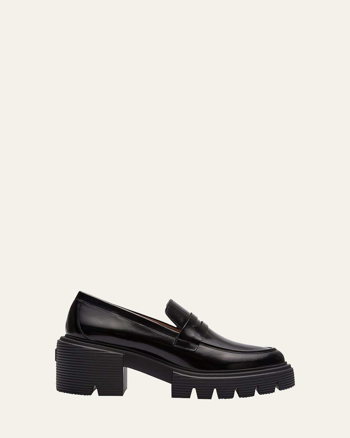 Soho Leather Casual Penny Loafers Product Image