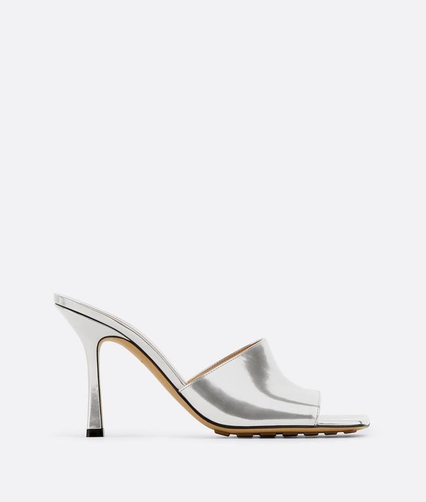 Women's Stretch Mule in Silver Product Image