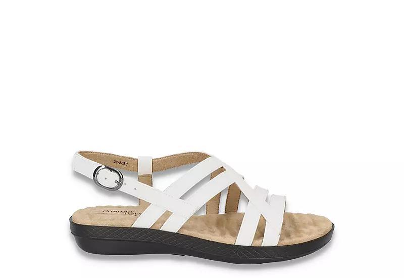 Easy Street Lobo Women's Strappy Slingback Sandals, Size: 8.5, Black Product Image