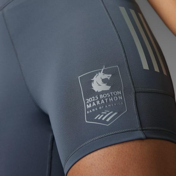 adidas Boston Marathon SS25 Short Tights Onix M 5 Womens Product Image