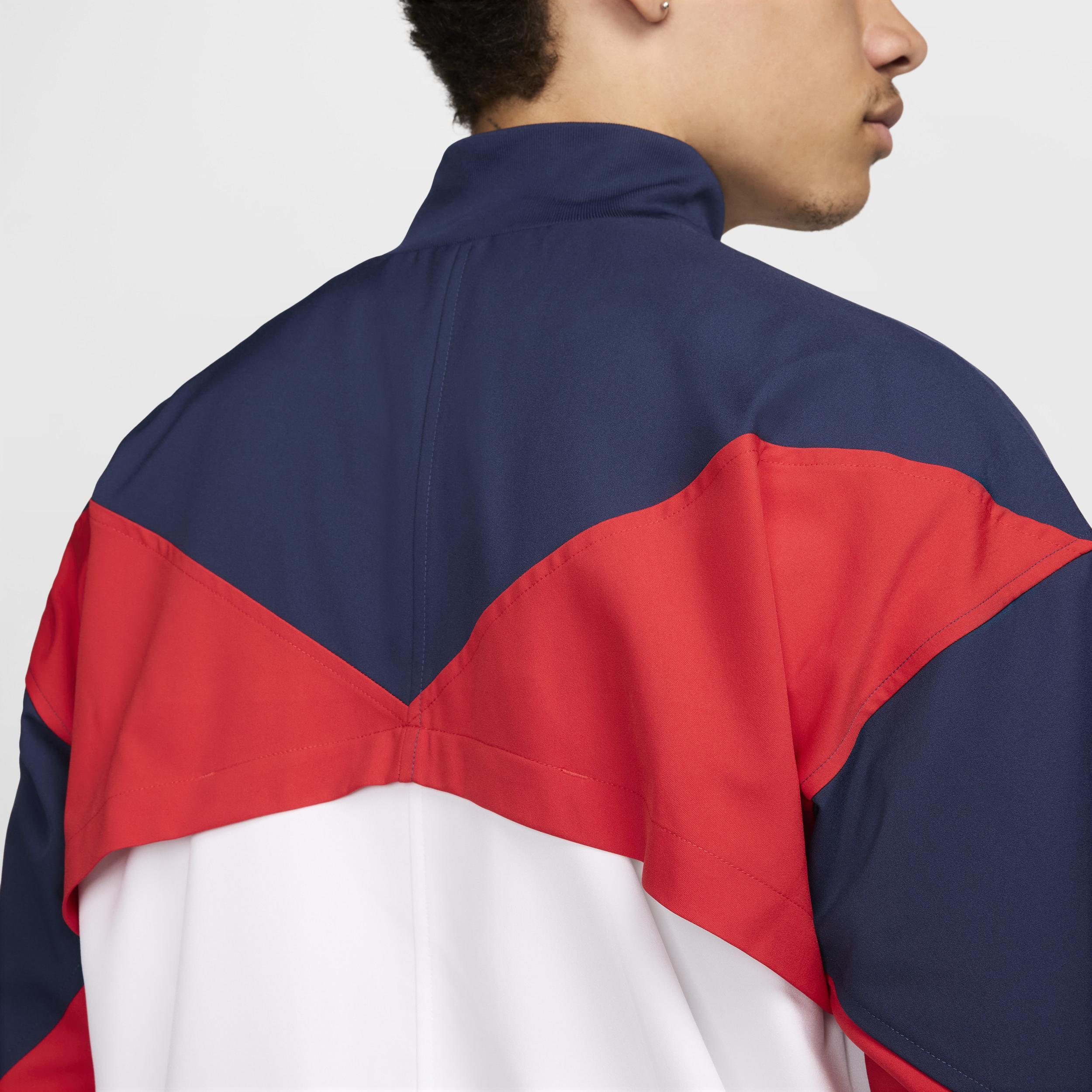 Men's Nike White Paris Saint-Germain 2024/25 Strike Anthem Full-Zip Jacket, Size: Small, Psg White Product Image