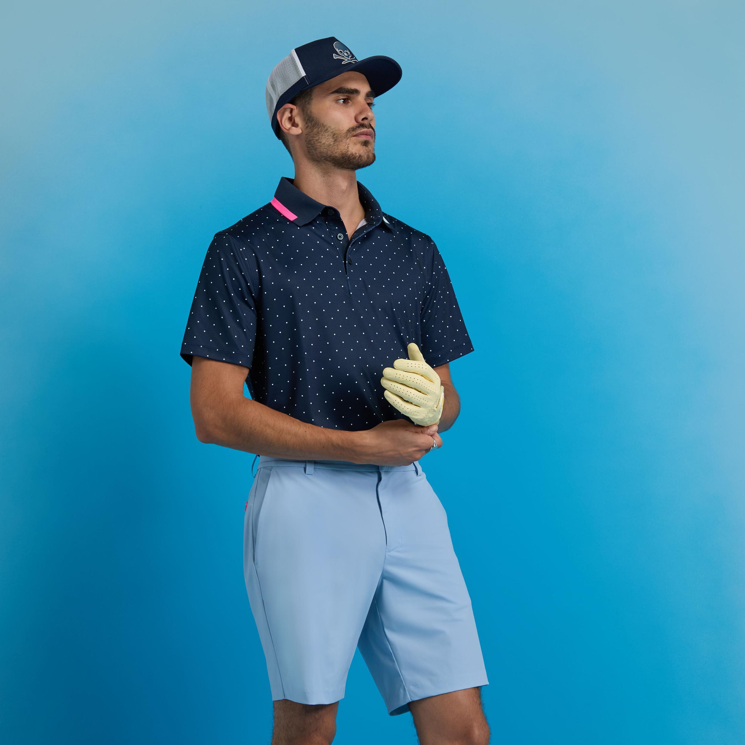 POLKA DOT TECH JERSEY POLO Product Image