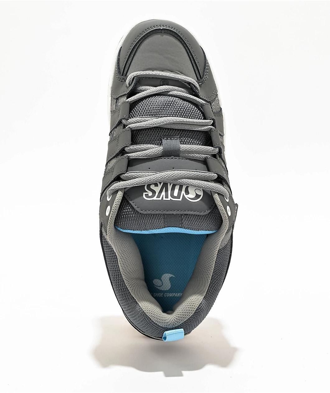 DVS Primo Grey & White Skate Shoes Product Image