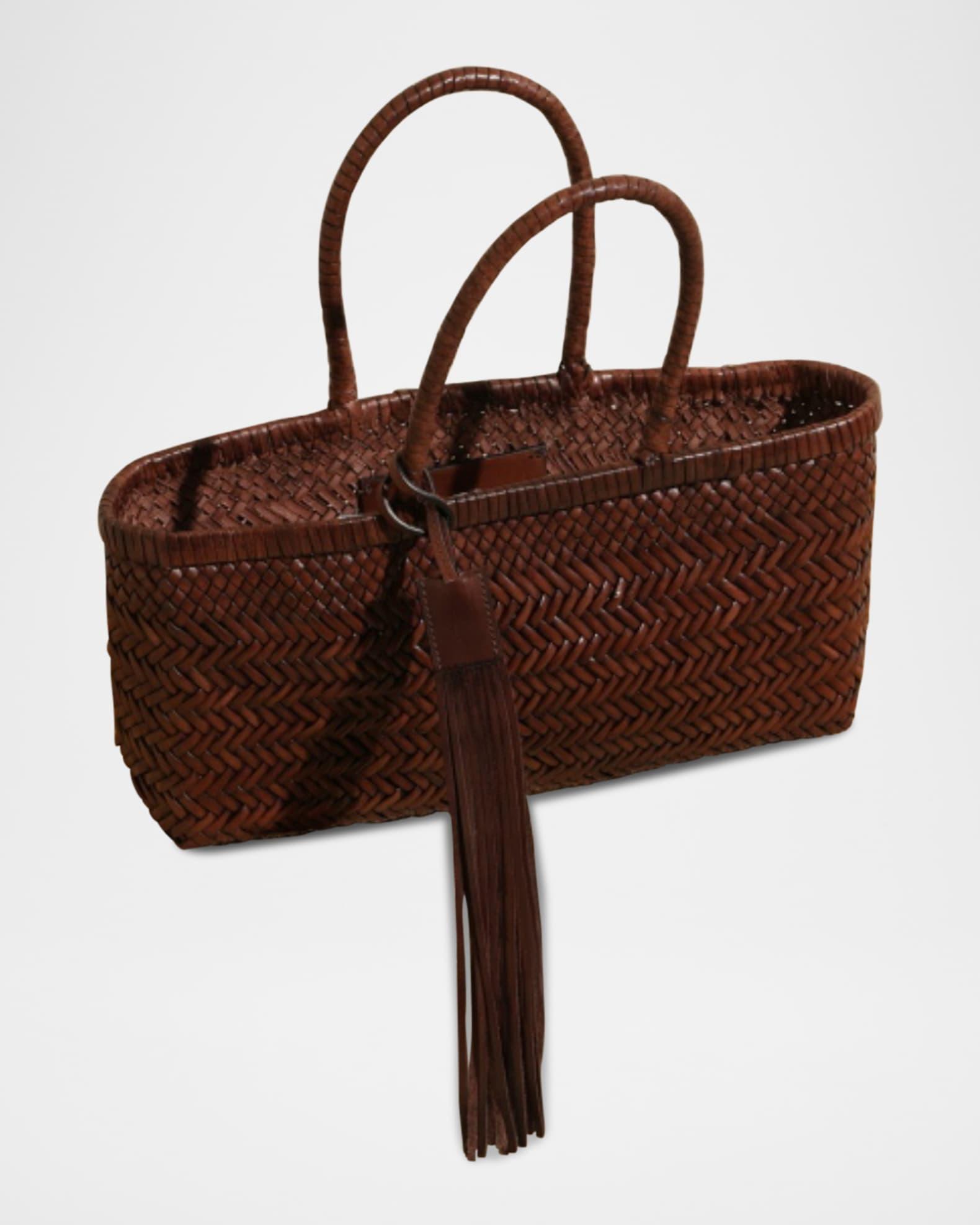 Knot Tassel Leather Tote Bag Product Image