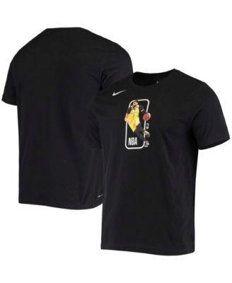 Mens Anthony Davis Black Los Angeles Lakers Performance T-shirt Product Image
