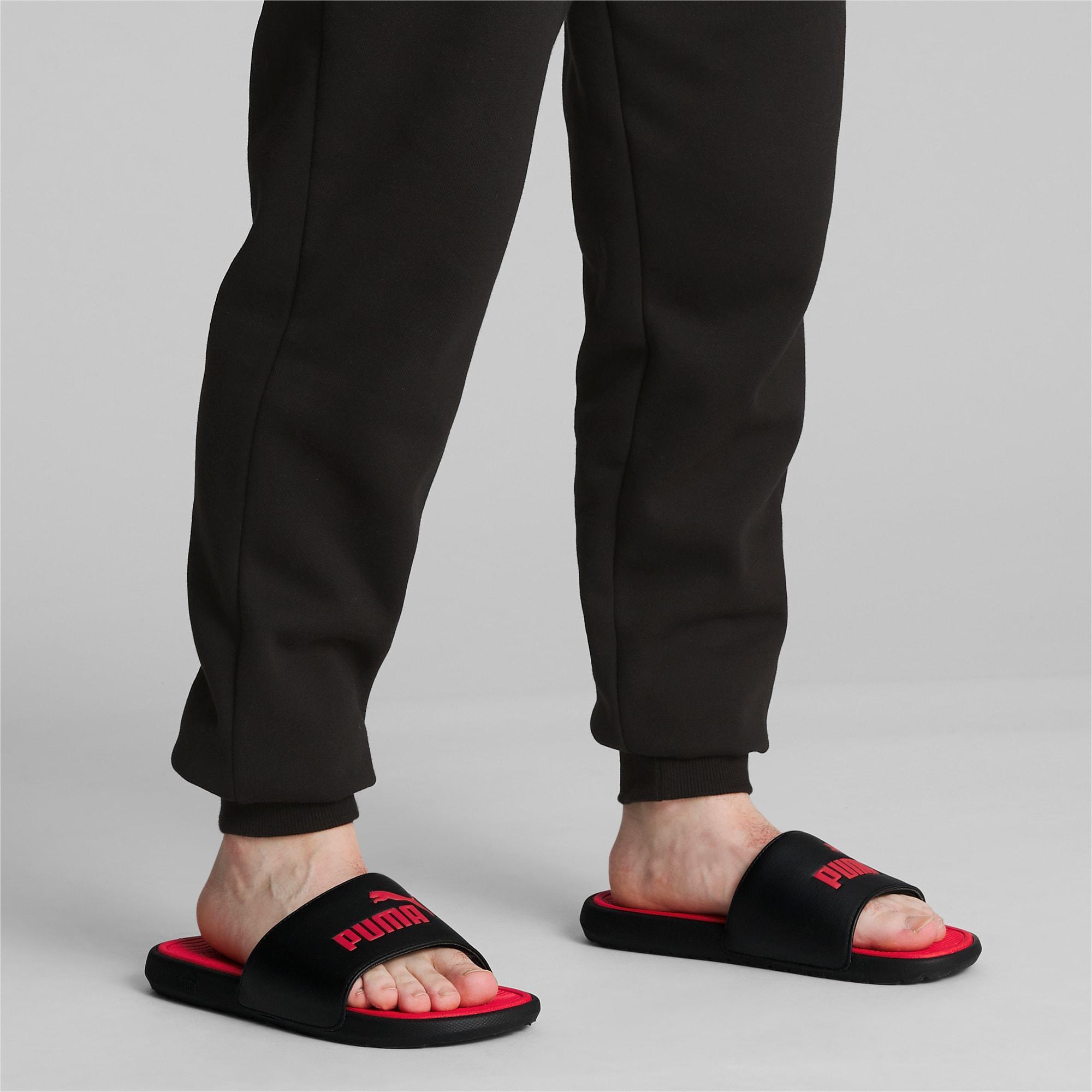 PUMA Cool Cat 2.0 Men's Slides in Red/Red Product Image