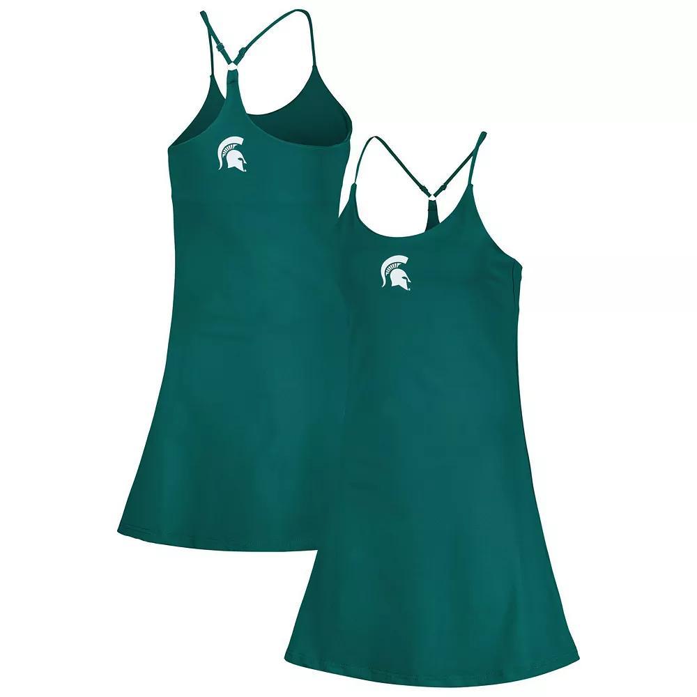 Women's Established & Co. Green Michigan State Spartans Campus Rec Dress, Size: Large Product Image