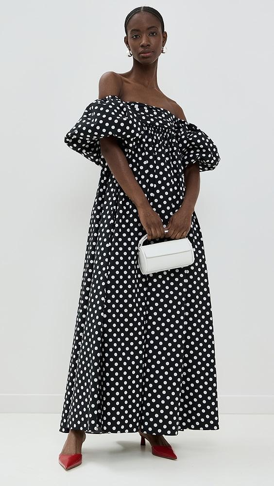 CAROLINE CONSTAS Emilia Ruched Empire Maxi Dress | Shopbop Product Image