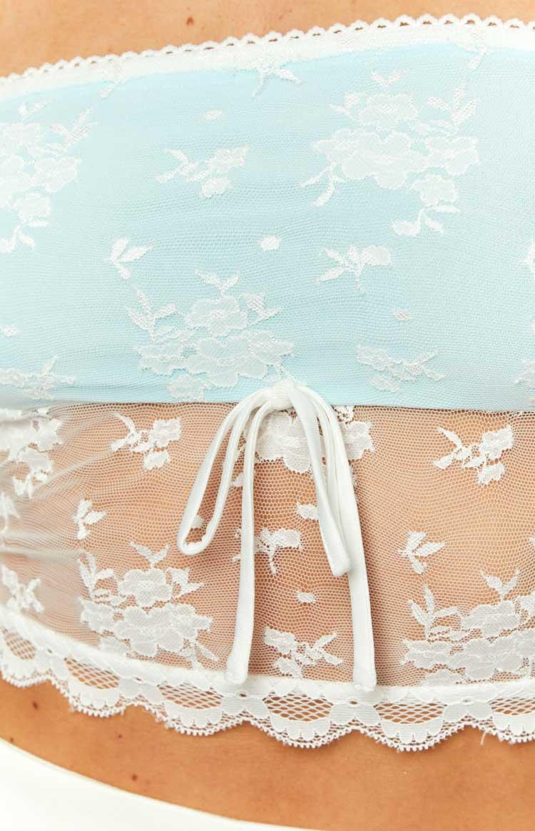 Kasy White Lace Tube Top Girls Product Image