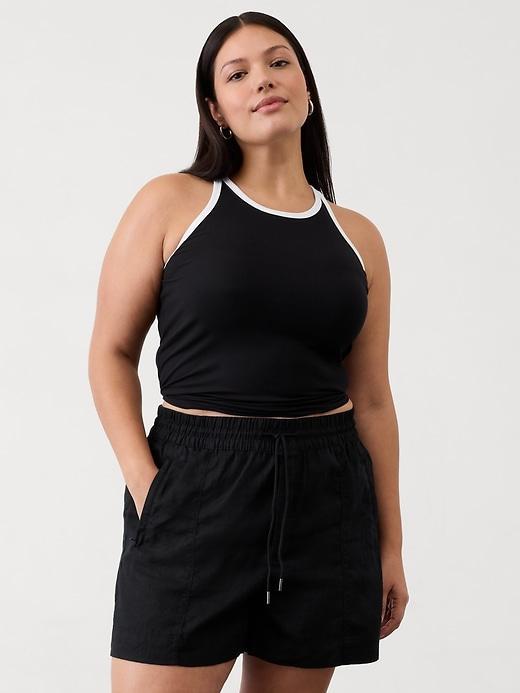 Retreat Linen Mid Rise Short Product Image