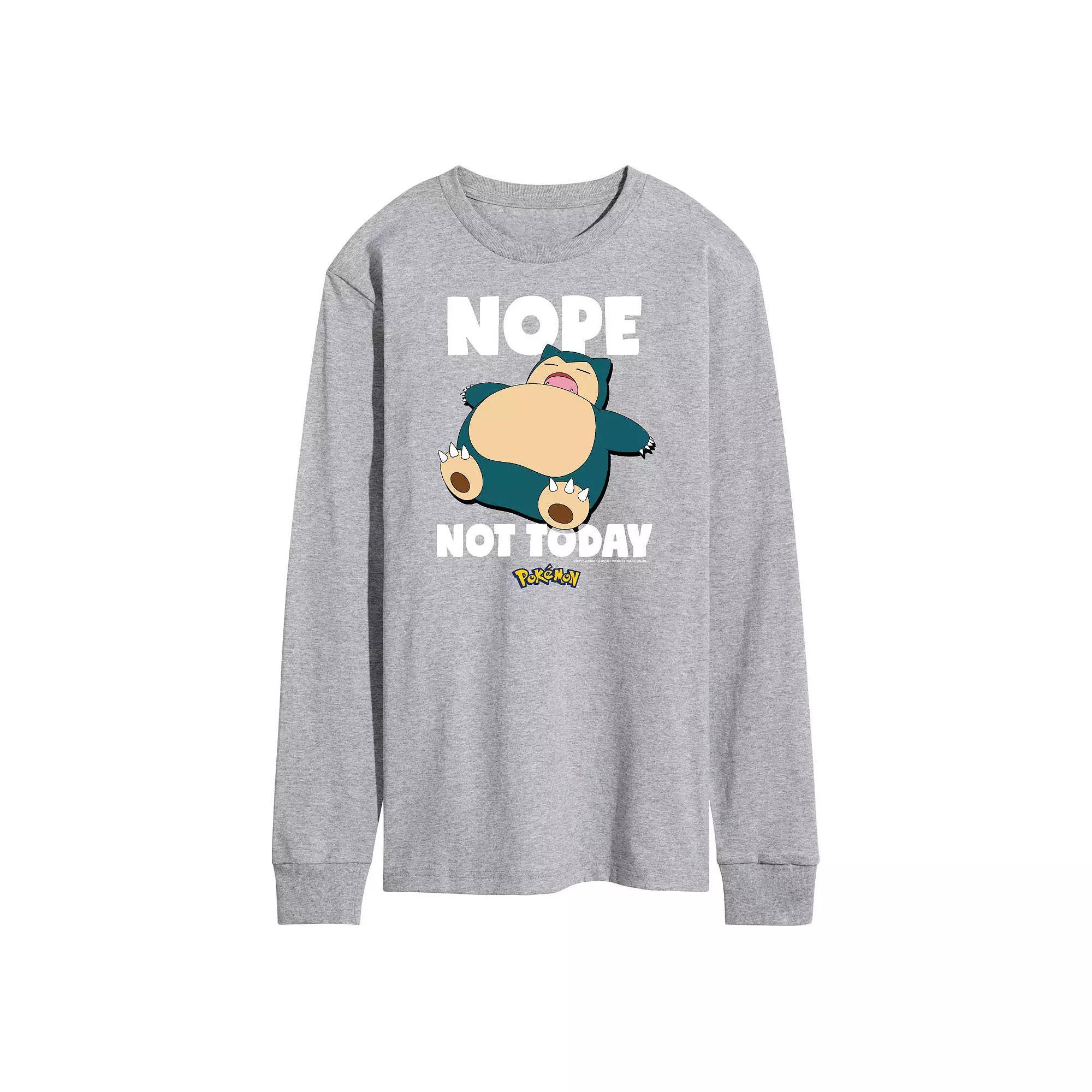 Mens Pokemon Nope Not Today Long Sleeve Product Image
