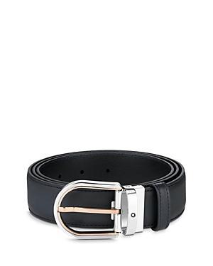 Montblanc Horseshoe Buckle Reversible Leather Belt Product Image