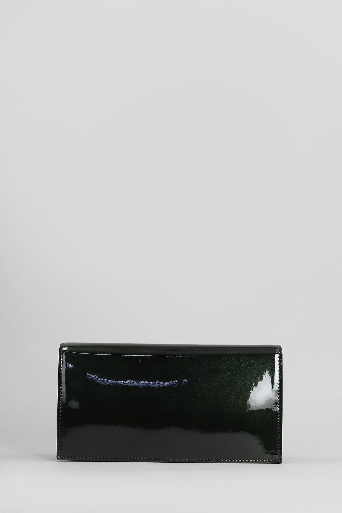CHRISTIAN LOUBOUTIN Loubi54 Clutch In Green Leather Product Image