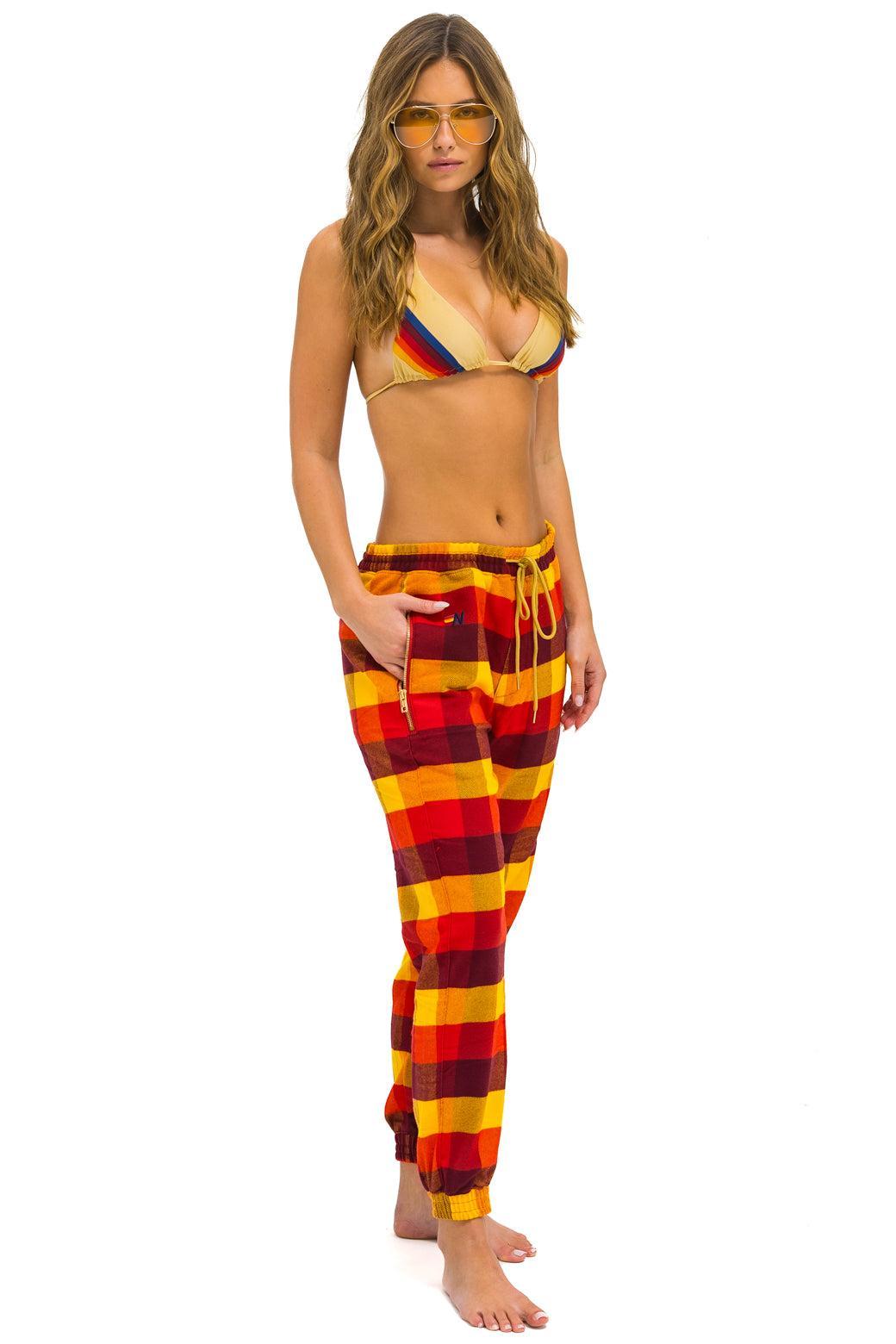 UNISEX PLAID LODGE PANT - SURFY PLAID Unisex Product Image