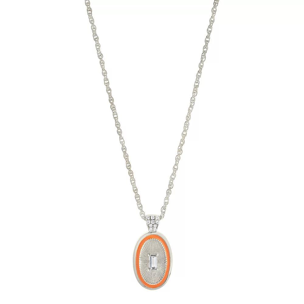 MC Collective Sanaa Pendant Necklace, Women's, Size: 16", Silver Tone Product Image