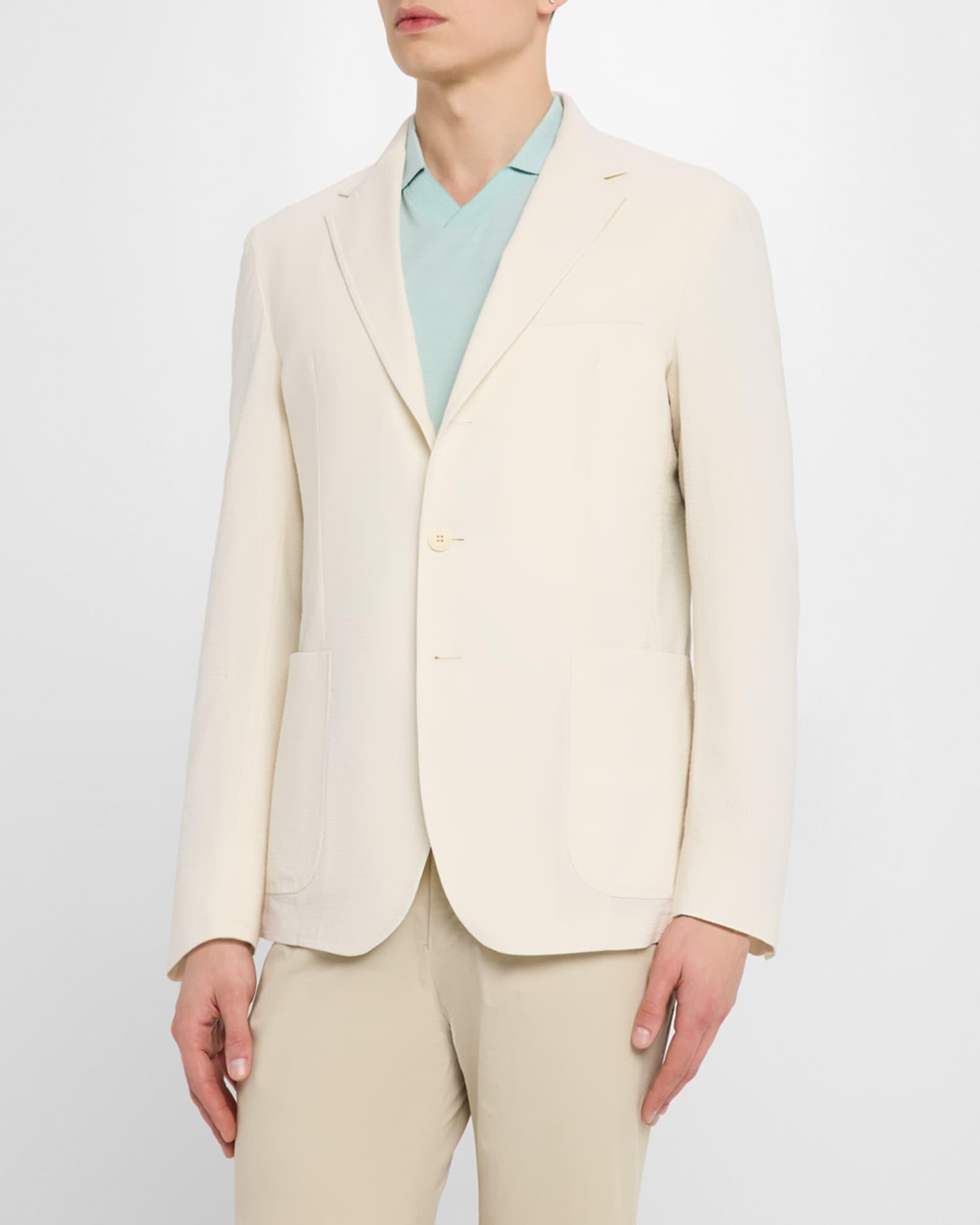 Men's Polo Soft Seersucker Suit Jacket Product Image