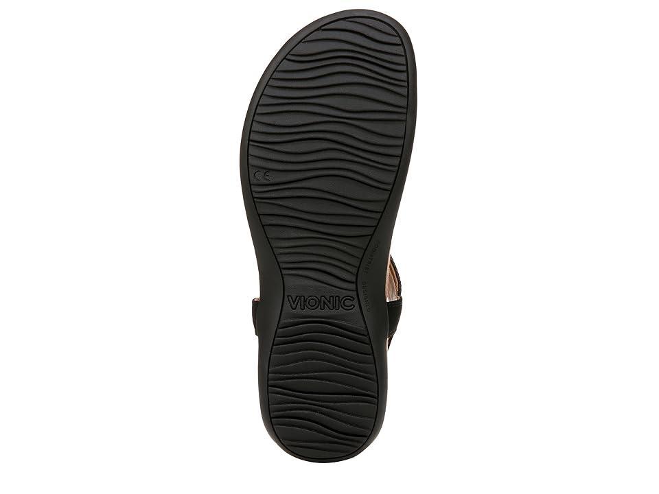 Vionic Brea Leather Thong Sandals Product Image