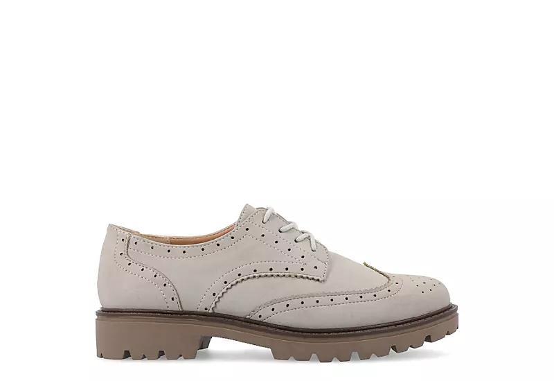 Journee Claudiya Tru Comfort Foam™ Women's Oxford Shoes, Size: 5.5, Gray Product Image