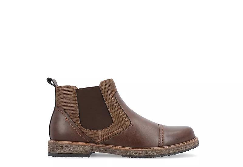 VANCE Lancaster Chelsea Men's Ankle Boots, Size: 10, Black Product Image