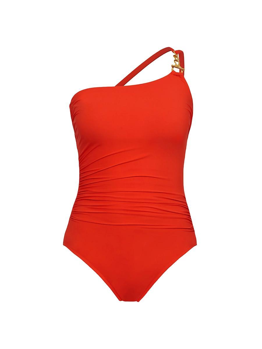 Magicsuit Hyperlink Charlize One Shoulder One Piece Swimsuit Product Image