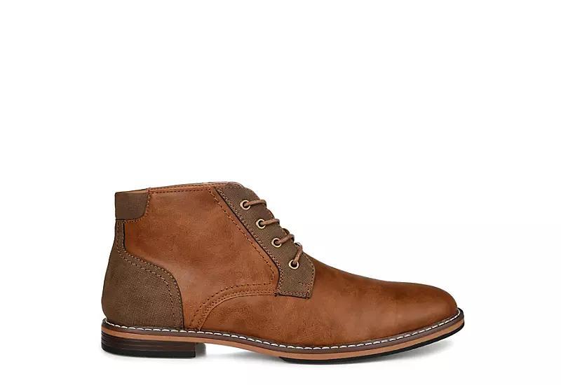 VANCE Franco Men's Plain Toe Chukka Boots, Size: 8.5, Brown Product Image