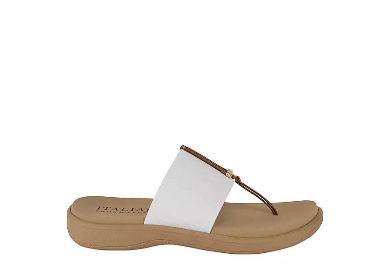 Italian Shoemakers Jahzara Women's Sandals, Size: 10, White Product Image