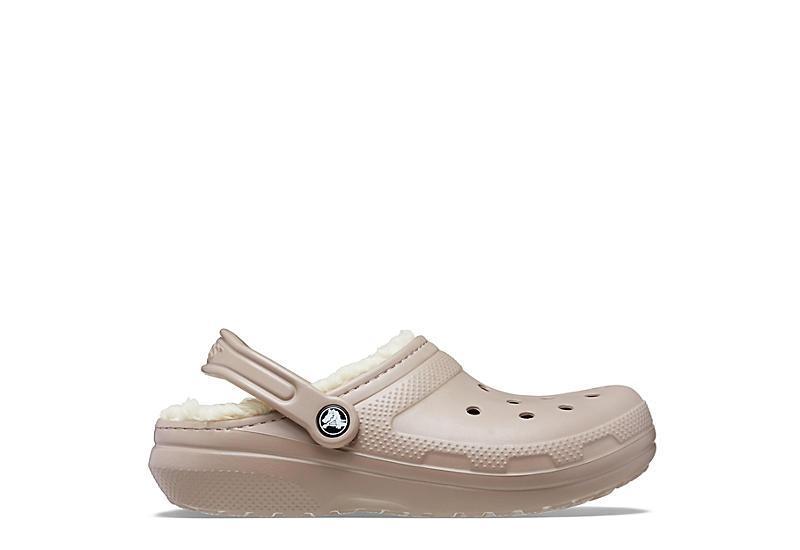 CROCS ™ Classic Lined Slipper in Mushroom/Bone at Nordstrom, Size 15 Women's Product Image