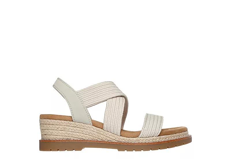 Skechers Womens Uptown Haze Low Wedge Sandal Product Image